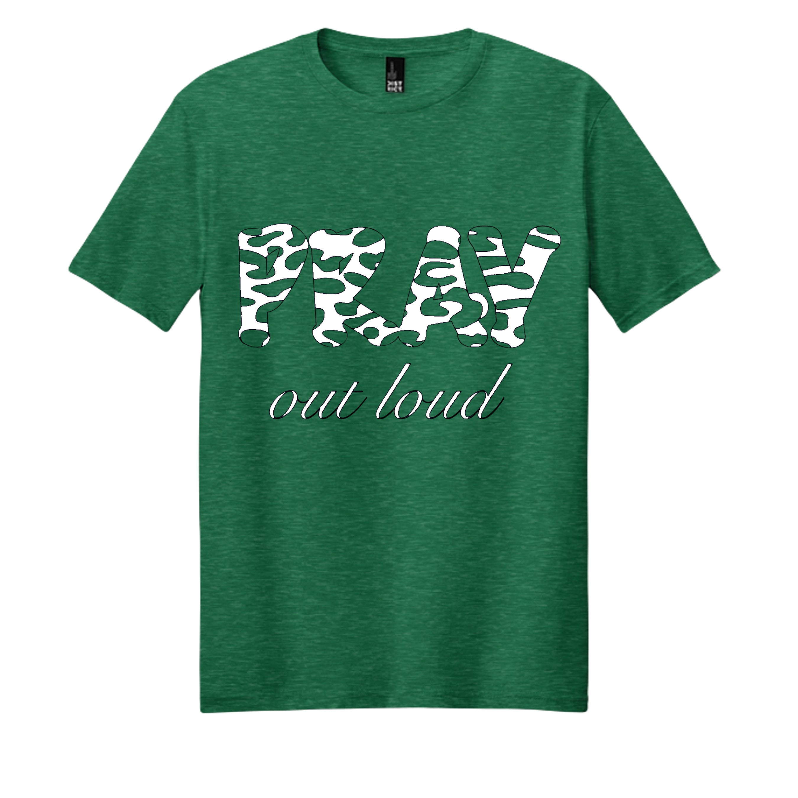 Heathered Kelly Green - DM108 - FRONT